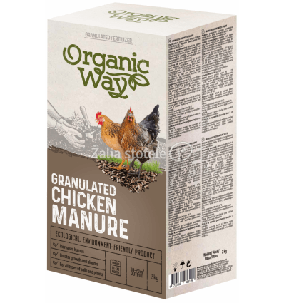 ORGANIC WAY GRANULIUOTAS VIŠTŲ MĖŠLAS 2 KG