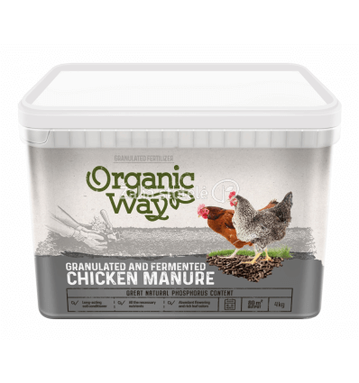 ORGANIC WAY GRANULIUOTAS FERMENTUOTAS VIŠTŲ MĖŠLAS 4 KG