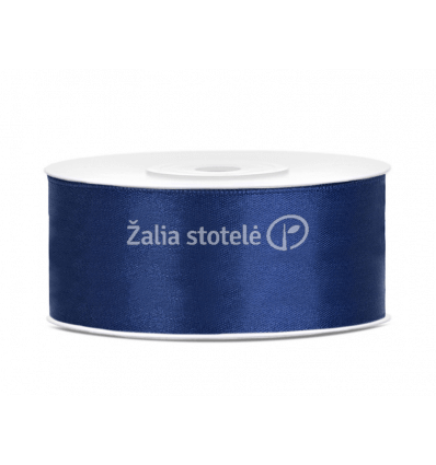 JUOSTELĖ SATINO 25MM/25M TAMSI MĖLYNA