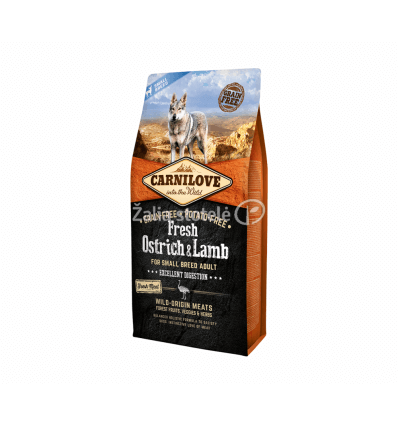 CARNILOVE OSTRICH&LAMB S 1,5KG ŠUNIMS