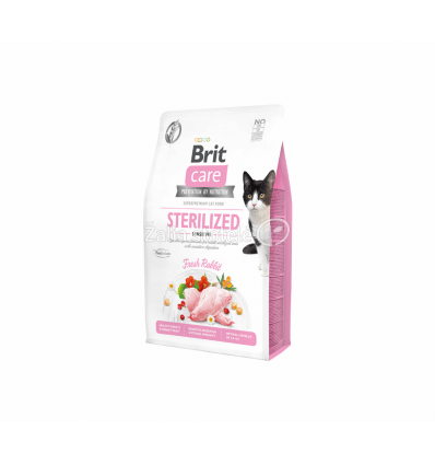 BRIT CARE STERILIZED SENSITIVE 2KG KATĖMS