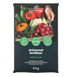 AGRONOM UNIVERSALIOS TRĄŠOS NPK 16-16-16, 8 KG