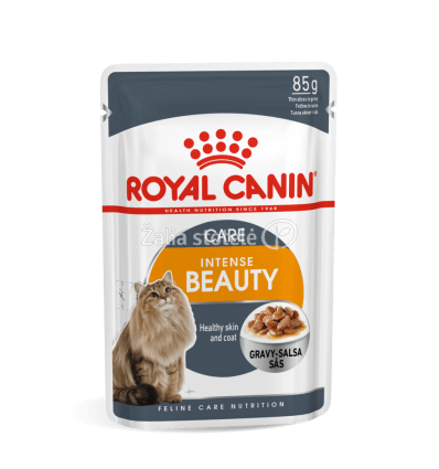 ROYAL CANIN FCN WET 85Gx12 INTENSE BEAUTY IN GRAVY KATĖMS