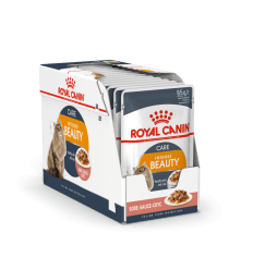 ROYAL CANIN FCN WET 85Gx12 INTENSE BEAUTY IN GRAVY KATĖMS