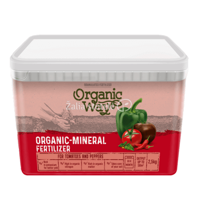 ORGANIC WAY ORGANINĖS - MINERALINĖS POMIDORŲ IR PAPRIKŲ TRĄŠOS 2,5 KG