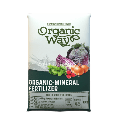 ORGANIC WAY ORGANINĖS - MINERALINĖS ŠILTNAMIUI IR DARŽUI TRĄŠOS 10 KG