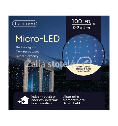 GIRLIANDA-UŽUOLAIDOS 496825 100LED 0,9M