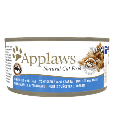 APPLAWS TUNA WITH CRAB KONSERVAI 70G KATĖMS 1026NE-A