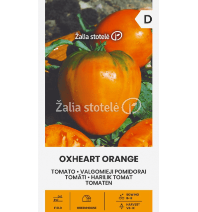 POMIDORAI VALGOMIEJI OXHEART ORANGE