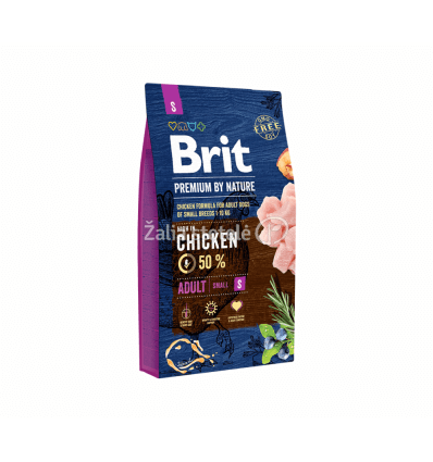 BRIT PREMIUM NATURE ADULT S 1KG ŠUNIMS