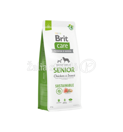 BRIT CARE SENIOR CHICKEN&INSECT 12KG ŠUNIMS