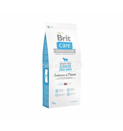 BRIT CARE JUNIOR L SALMON&POTATO 12KG ŠUNIMS