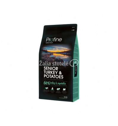 PROFINE SENIOR TURKEY&POTATOES 15KG ŠUNIMS