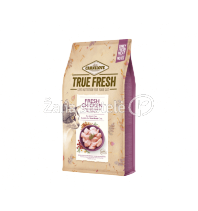 CARNILOVE TRUE FRESH CHICKEN 340G KATĖMS