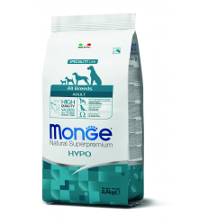 MONGE DRY DOG SPECIAL LINE - ALL BREEDS ADULT HYPOALLERGENIC SALMON & TUNA 2,5KG ŠUNIMS