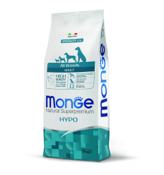 MONGE DRY DOG SPECIAL LINE - ALL BREEDS ADULT HYPOALLERGENIC SALMON&TUNA 12KG ŠUNIMS