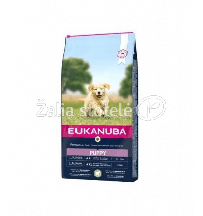 EUKANUBA PUPPY L/XL BREEDS LAMB & RICE 12 KG ŠUNIUKAMS