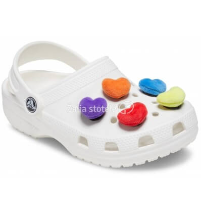 CROCS AKSESUARAI FUZZY HEART 5VNT