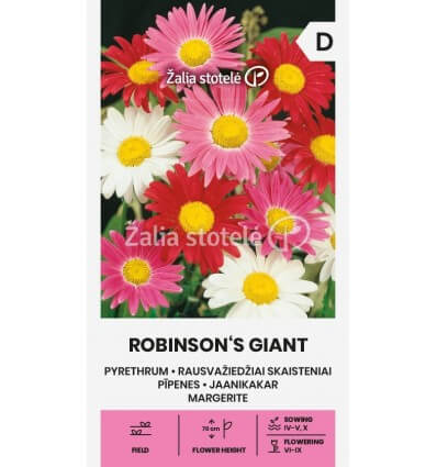 RAUSVAŽIEDŽIAI SKAISTENIAI ROBINSON S GIANT