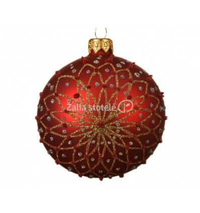 BURBULAS SU ORNAMENTAIS 8CM 050095