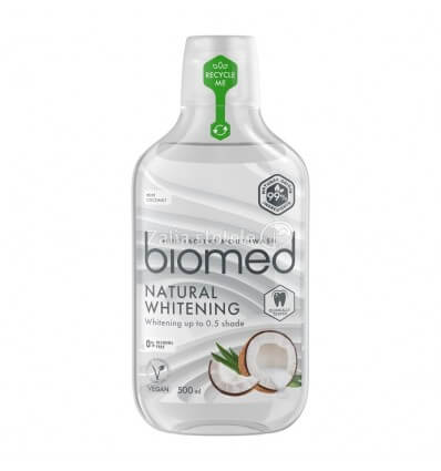 BIOMED 99% NATURAL WHITENING BURNOS SKALAVIMO SKYSTIS, 500 ML