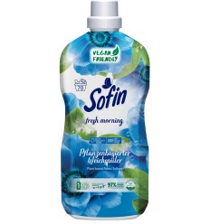 SOFIN AUDINIŲ MINKŠTIKLIS VEGANIŠKAS SU GAIVOS AROMATU FRESH MORNING 1,4L