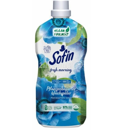 SOFIN AUDINIŲ MINKŠTIKLIS VEGANIŠKAS SU GAIVOS AROMATU FRESH MORNING 1,4L